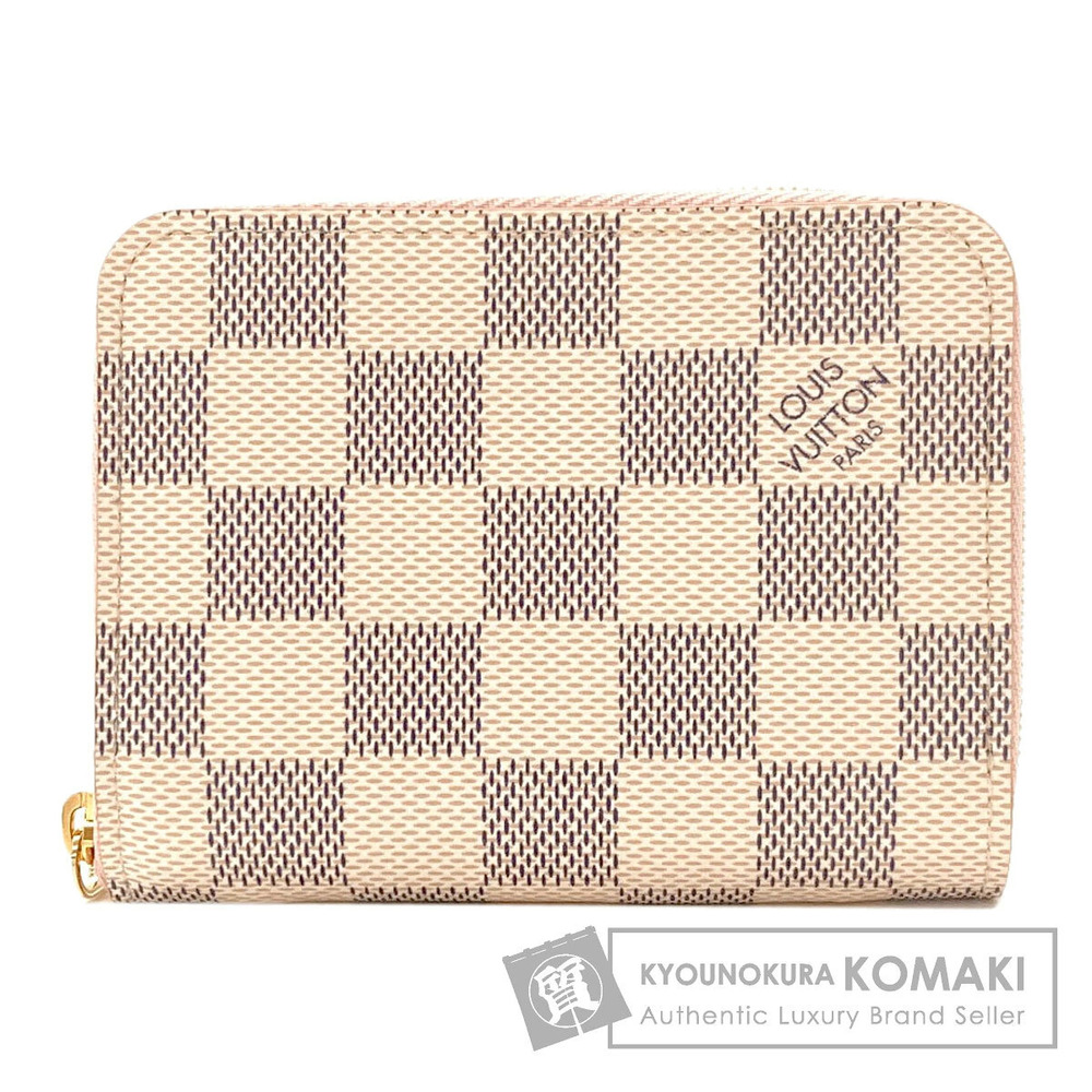 Louis Vuitton Zippy Wallet Coin Damier Canvas Case